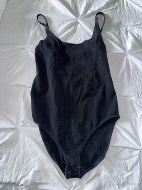 Women’s Black One-Piece Bodysuit - Classic Black